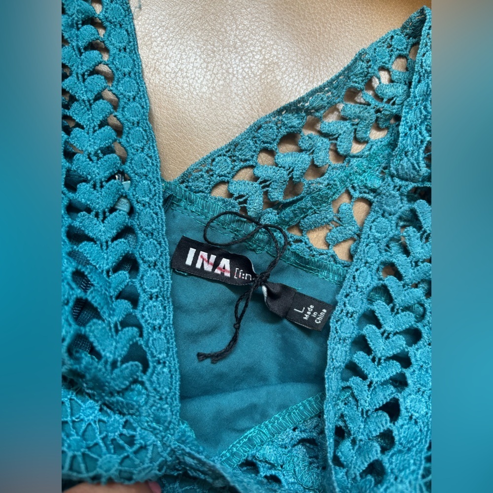 Teal dress - Picture 3 of 4
